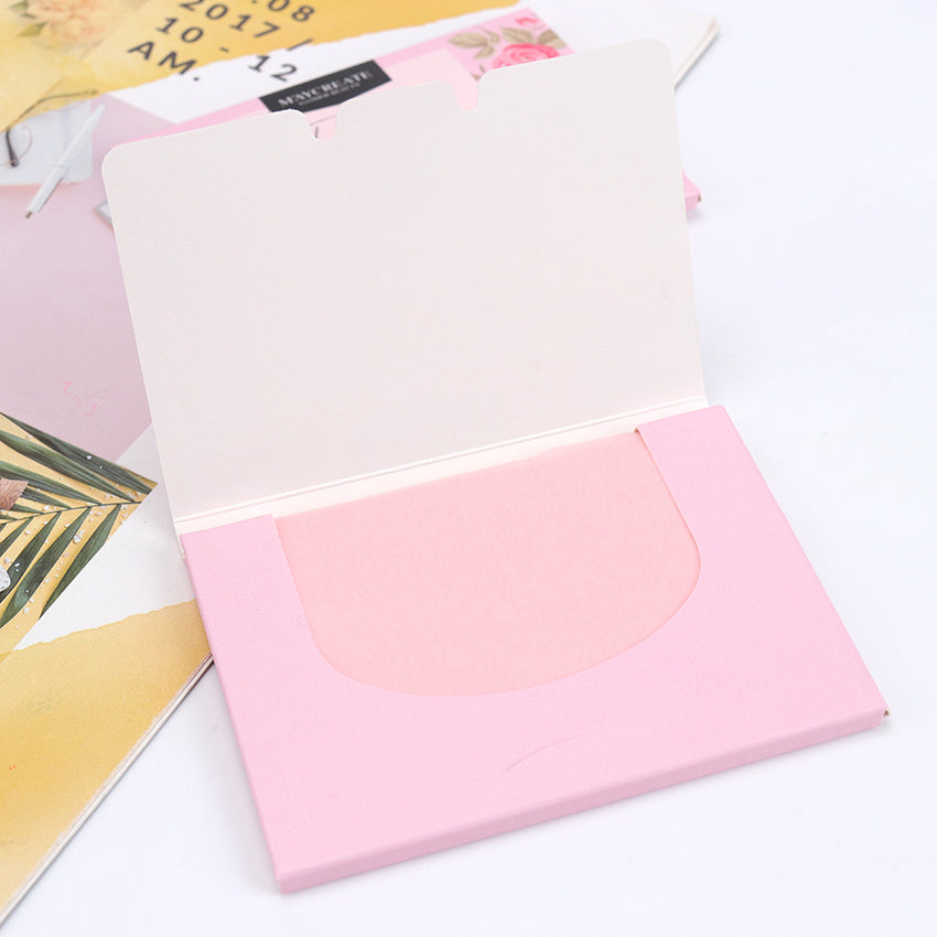 Oil-Absorbing Facial Tissues For Girls Face Cleansing And Make-Up Facial Tissues To Reduce Pores
