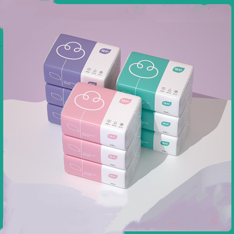 Napkins, Pumping Paper, Wood Pulp Facial Tissues, Baby Tissues, 4 Packs