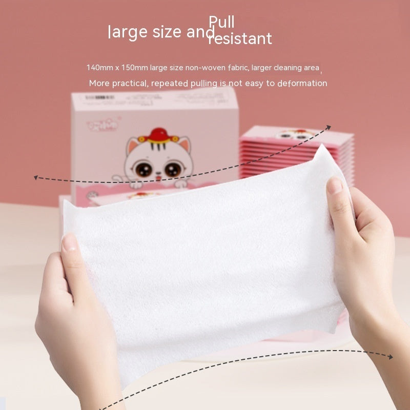 Boxed Wipes Portable Single Piece Small Package Hand Mouth Cleaning