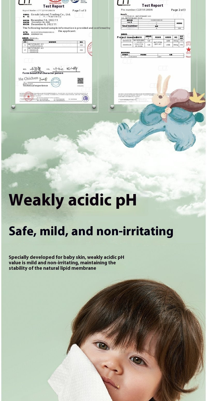 Large Package For Baby Wipes And Tissues