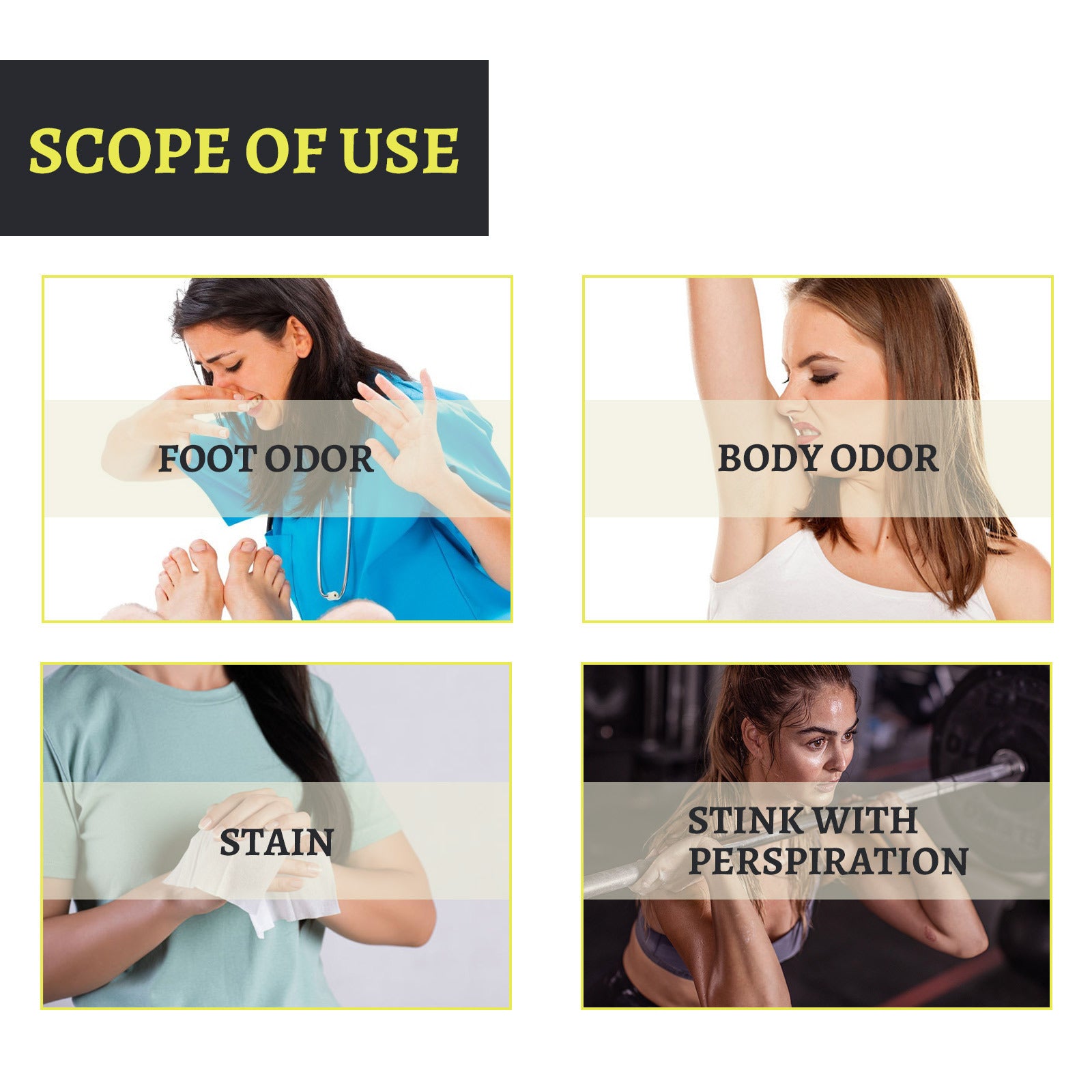 Odor Deodorant Wipes Exercise Sweating Body Wipe Wipes