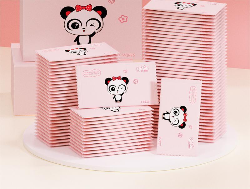 Boxed Wipes Portable Single Piece Small Package Hand Mouth Cleaning